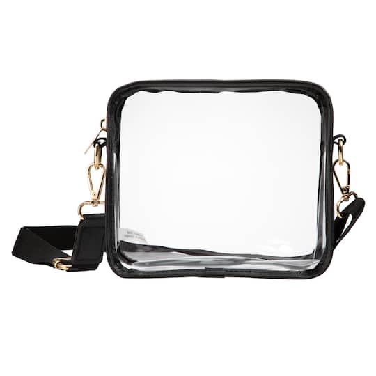 7" x 6" Clear Vinyl Cross Body Bag by Make Market